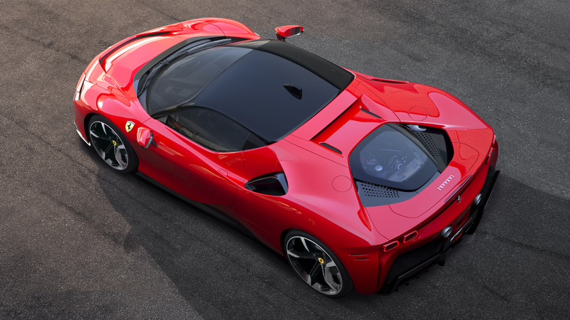 Illustration for article titled The Ferrari SF90 Stradale Has 986 HP and All-Wheel Drive